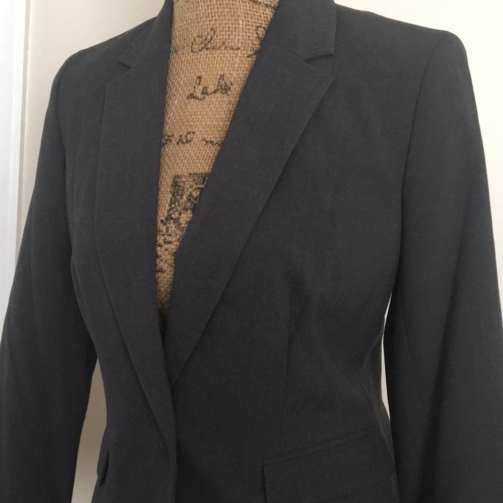 Nine West Dark Gray Blazer - Picture 3 of 7